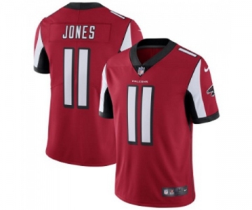 Men's Atlanta Falcons #11 Julio Jones Red Team Color Vapor Untouchable Limited Player Football Jersey