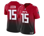 Men's Atlanta Falcons #15 Matthew Judon Red Black 2024 F.U.S.E Vapor Untouchable Limited Football Stitched Jersey