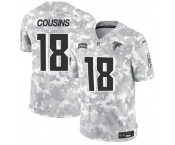 Men's Atlanta Falcons #18 Kirk Cousins 2024 F.U.S.E. Arctic Camo Salute to Service Limited Football Stitched Jersey