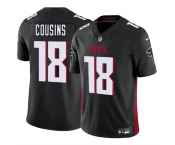 Men's Atlanta Falcons #18 Kirk Cousins Black 2023 F.U.S.E. Vapor Untouchable Limited Football Stitched Jersey