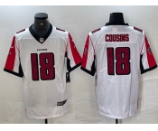 Men's Atlanta Falcons #18 Kirk Cousins New White Vapor Untouchable Limited Stitched Jersey