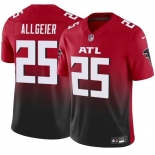 Men's Atlanta Falcons #25 Tyler Allgeier Red Black 2024 F.U.S.E. Vapor Untouchable Limited Football Stitched Jersey