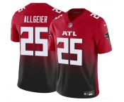 Men's Atlanta Falcons #25 Tyler Allgeier Red Black 2024 F.U.S.E. Vapor Untouchable Limited Football Stitched Jersey