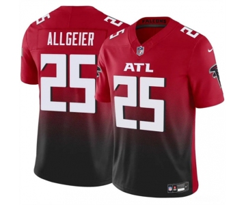 Men's Atlanta Falcons #25 Tyler Allgeier Red Black 2024 F.U.S.E. Vapor Untouchable Limited Football Stitched Jersey