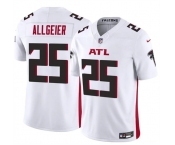 Men's Atlanta Falcons #25 Tyler Allgeier White 2024 F.U.S.E. Vapor Untouchable Limited Football Stitched Jersey