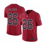 Men's Atlanta Falcons #26 Isaiah Oliver Limited Red Rush Vapor Untouchable Football Jersey