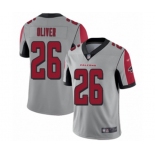 Men's Atlanta Falcons #26 Isaiah Oliver Limited Silver Inverted Legend Football Jersey