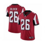 Men's Atlanta Falcons #26 Isaiah Oliver Red Team Color Vapor Untouchable Limited Player Football Jersey