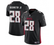 Men's Atlanta Falcons #28 Carlos Washington Jr Black Vapor Untouchable Limited Football Stitched Jersey