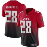 Men's Atlanta Falcons #28 Carlos Washington Jr Red Black Vapor Untouchable Limited Football Stitched Jersey