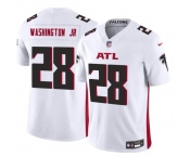 Men's Atlanta Falcons #28 Carlos Washington Jr White 2024 F.U.S.E Vapor Untouchable Limited Football Stitched Jersey