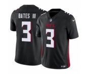 Men's Atlanta Falcons #3 Jessie Bates III Black 2023 F.U.S.E. Vapor Untouchable Limited Football Stitched Jersey