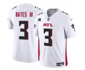 Men's Atlanta Falcons #3 Jessie Bates III White 2024 F.U.S.E With 3-Star C Patch Vapor Untouchable Limited Stitched Football Jersey