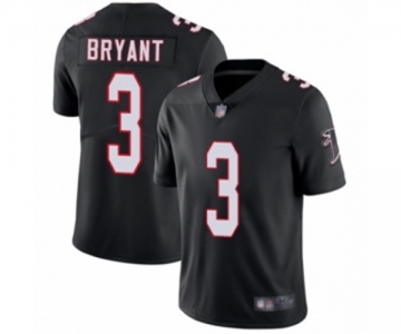 Men's Atlanta Falcons #3 Matt Bryant Black Alternate Vapor Untouchable Limited Player Football Jersey