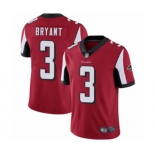 Men's Atlanta Falcons #3 Matt Bryant Red Team Color Vapor Untouchable Limited Player Football Jersey