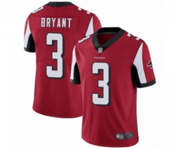 Men's Atlanta Falcons #3 Matt Bryant Red Team Color Vapor Untouchable Limited Player Football Jersey