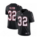 Men's Atlanta Falcons #32 Qadree Ollison Black Alternate Vapor Untouchable Limited Player Football Jersey