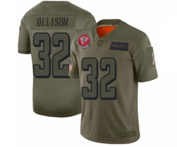 Men's Atlanta Falcons #32 Qadree Ollison Limited Camo 2019 Salute to Service Football Jersey
