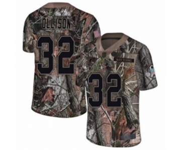 Men's Atlanta Falcons #32 Qadree Ollison Limited Camo Rush Realtree Football Jersey