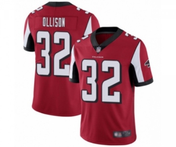 Men's Atlanta Falcons #32 Qadree Ollison Red Team Color Vapor Untouchable Limited Player Football Jersey