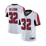 Men's Atlanta Falcons #32 Qadree Ollison White Vapor Untouchable Limited Player Football Jersey