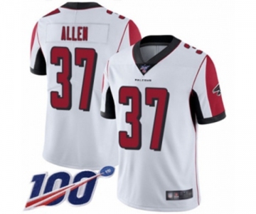 Men's Atlanta Falcons #37 Ricardo Allen White Vapor Untouchable Limited Player 100th Season Football Jersey