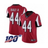 Men's Atlanta Falcons #44 Vic Beasley Red Team Color Vapor Untouchable Limited Player 100th Season Football Jersey