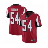 Men's Atlanta Falcons #54 Foye Oluokun Red Team Color Vapor Untouchable Limited Player Football Jersey