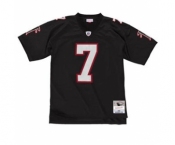 Men's Atlanta Falcons #7 Michael Vick Black 2002 Throwback Stitched Football Jersey