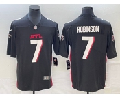 Men's Atlanta Falcons #7 Robinson Black Vapor Untouchable Limited Football Stitched Jersey