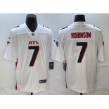 Men's Atlanta Falcons #7 Robinson White Vapor Untouchable Limited Football Stitched Jersey