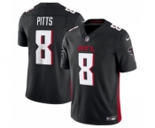 Men's Atlanta Falcons #8 Kyle Pitts Black 2023 F.U.S.E. Vapor Untouchable Limited Stitched Football Jersey