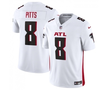 Men's Atlanta Falcons #8 Kyle Pitts White 2023 F.U.S.E. Vapor Untouchable Limited Stitched Football Jersey