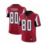 Men's Atlanta Falcons #80 Luke Stocker Red Team Color Vapor Untouchable Limited Player Football Jersey