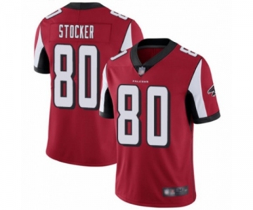 Men's Atlanta Falcons #80 Luke Stocker Red Team Color Vapor Untouchable Limited Player Football Jersey