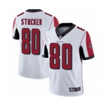 Men's Atlanta Falcons #80 Luke Stocker White Vapor Untouchable Limited Player Football Jersey