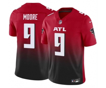 Men's Atlanta Falcons #9 Rondale Moore Red Black 2023 F.U.S.E Vapor Untouchable Limited Football Stitched Jersey