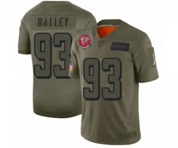 Men's Atlanta Falcons #93 Allen Bailey Limited Camo 2019 Salute to Service Football Jersey