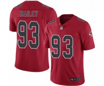 Men's Atlanta Falcons #93 Allen Bailey Limited Red Rush Vapor Untouchable Football Jersey