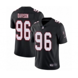 Men's Atlanta Falcons #96 Tyeler Davison Black Alternate Vapor Untouchable Limited Player Football Jersey