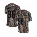 Men's Atlanta Falcons #96 Tyeler Davison Limited Camo Rush Realtree Football Jersey