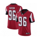 Men's Atlanta Falcons #96 Tyeler Davison Red Team Color Vapor Untouchable Limited Player Football Jersey