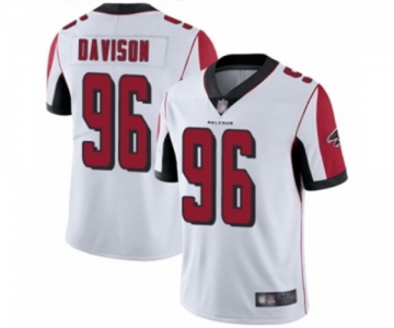 Men's Atlanta Falcons #96 Tyeler Davison White Vapor Untouchable Limited Player Football Jersey