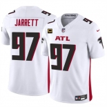 Men's Atlanta Falcons #97 Grady Jarrett White 2024 F.U.S.E With 4-Star C Patch Vapor Untouchable Limited Football Stitched Jersey