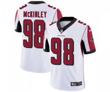 Men's Atlanta Falcons #98 Takkarist McKinley White Vapor Untouchable Limited Player Football Jersey