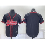 Men's Atlanta Falcons Blank Black Stitched MLB Cool Base Nike Baseball Jersey