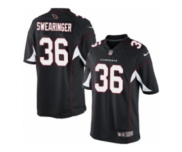 Men's Nike Arizona Cardinals #36 D. J. Swearinger Limited Black Alternate NFL Jersey