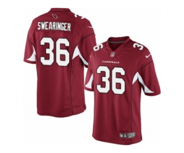 Men's Nike Arizona Cardinals #36 D. J. Swearinger Limited Red Team Color NFL Jersey