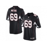 Men's Nike Arizona Cardinals #69 Evan Mathis Limited Black Alternate NFL Jersey