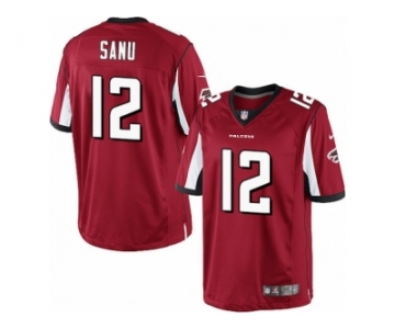 Men's Nike Atlanta Falcons #12 Mohamed Sanu Limited Red Team Color NFL Jersey